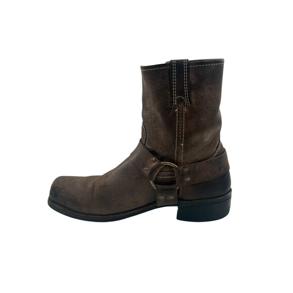 Frye 87400 Men’s 10.5 Brown Leather Harness Motorcycle Riding Engineer Boots - Picture 14 of 16